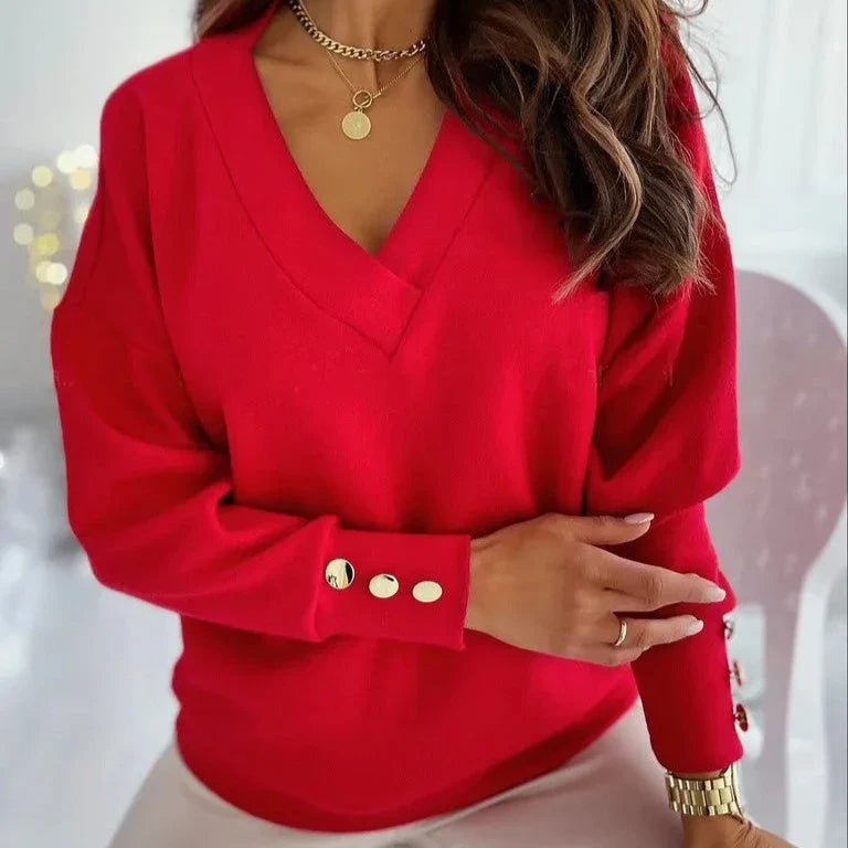 Chloe™ | Pull Col en V Élégant