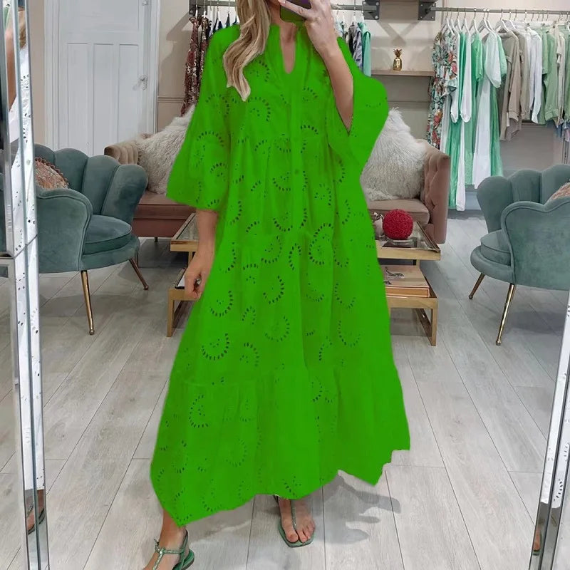 Léa™ | Robe Élégante en Dentelle