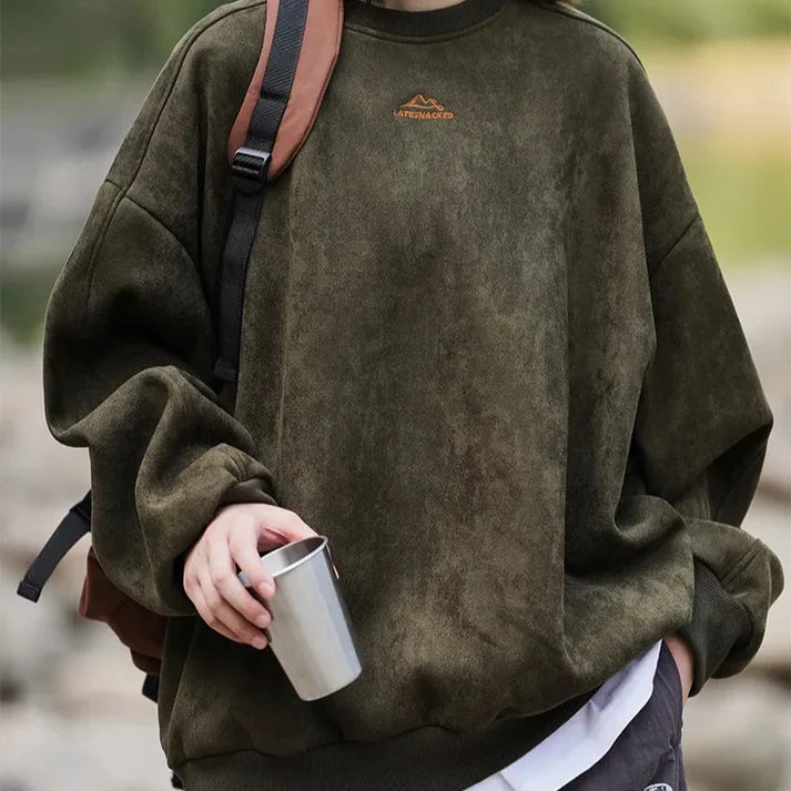 Mobin™ | Sweat-shirt Oversize en Daim