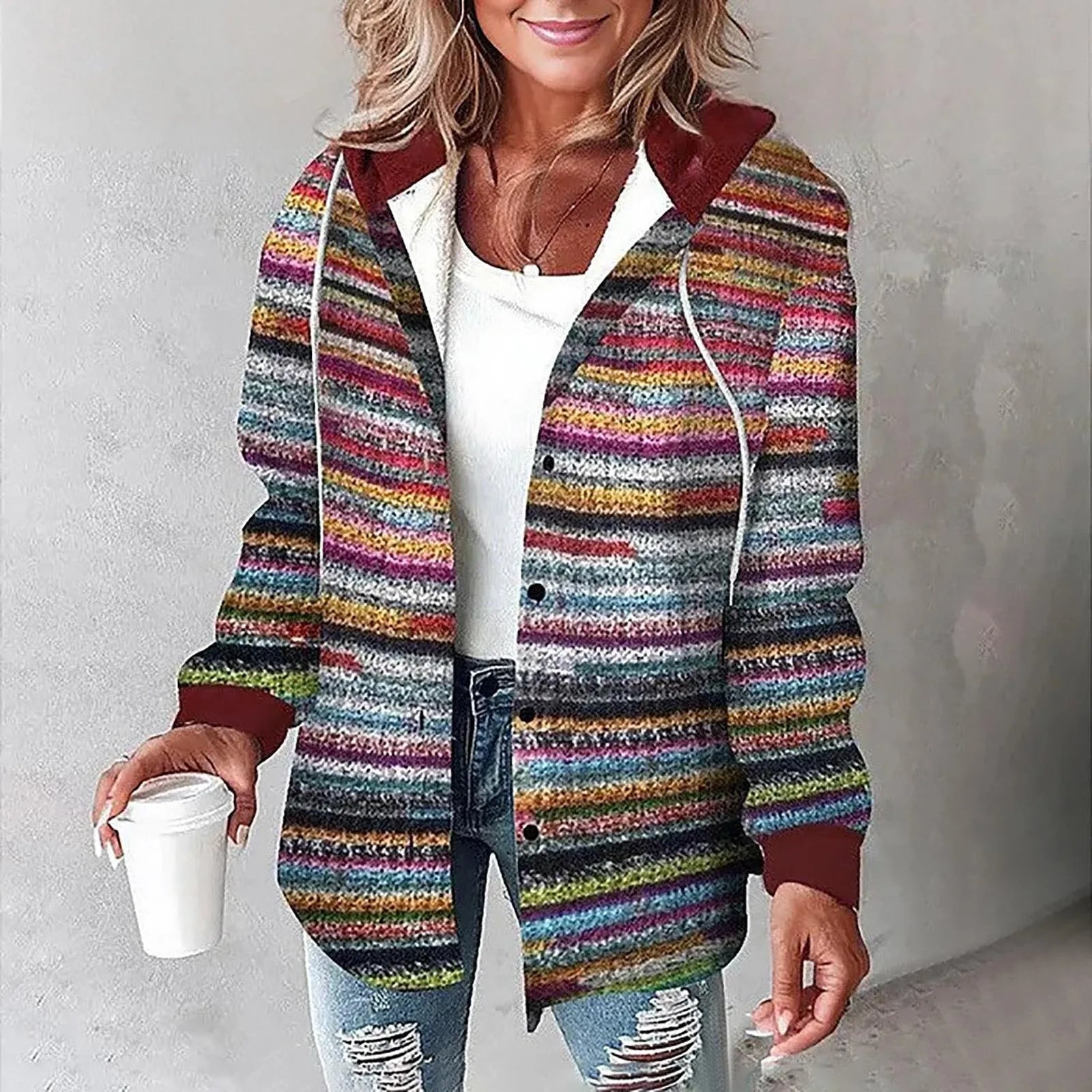 Tina™ | Surchemise d'Automne Élégante