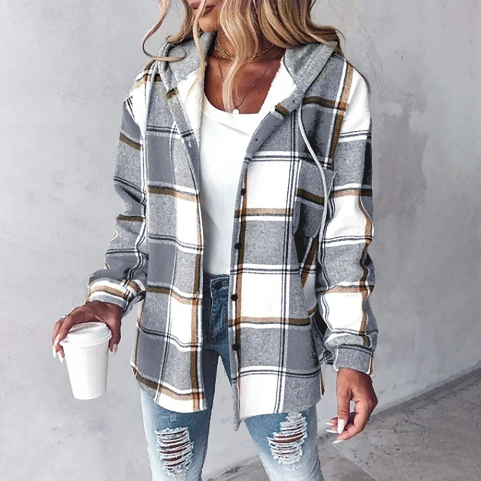 Tina™ | Surchemise d'Automne Élégante