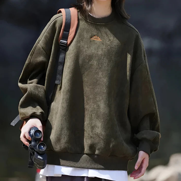 Mobin™ | Sweat-shirt Oversize en Daim