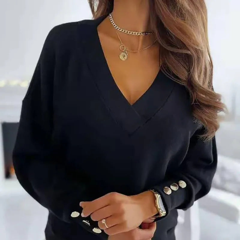 Chloe™ | Pull Col en V Élégant