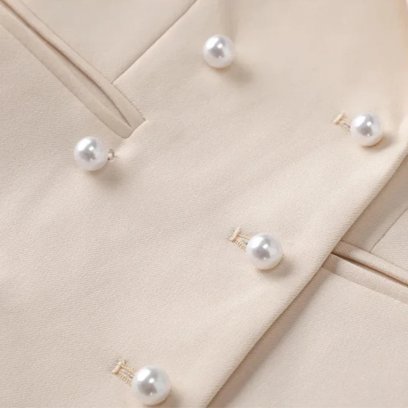 Ghita™ | Blazer Élégant en Perles