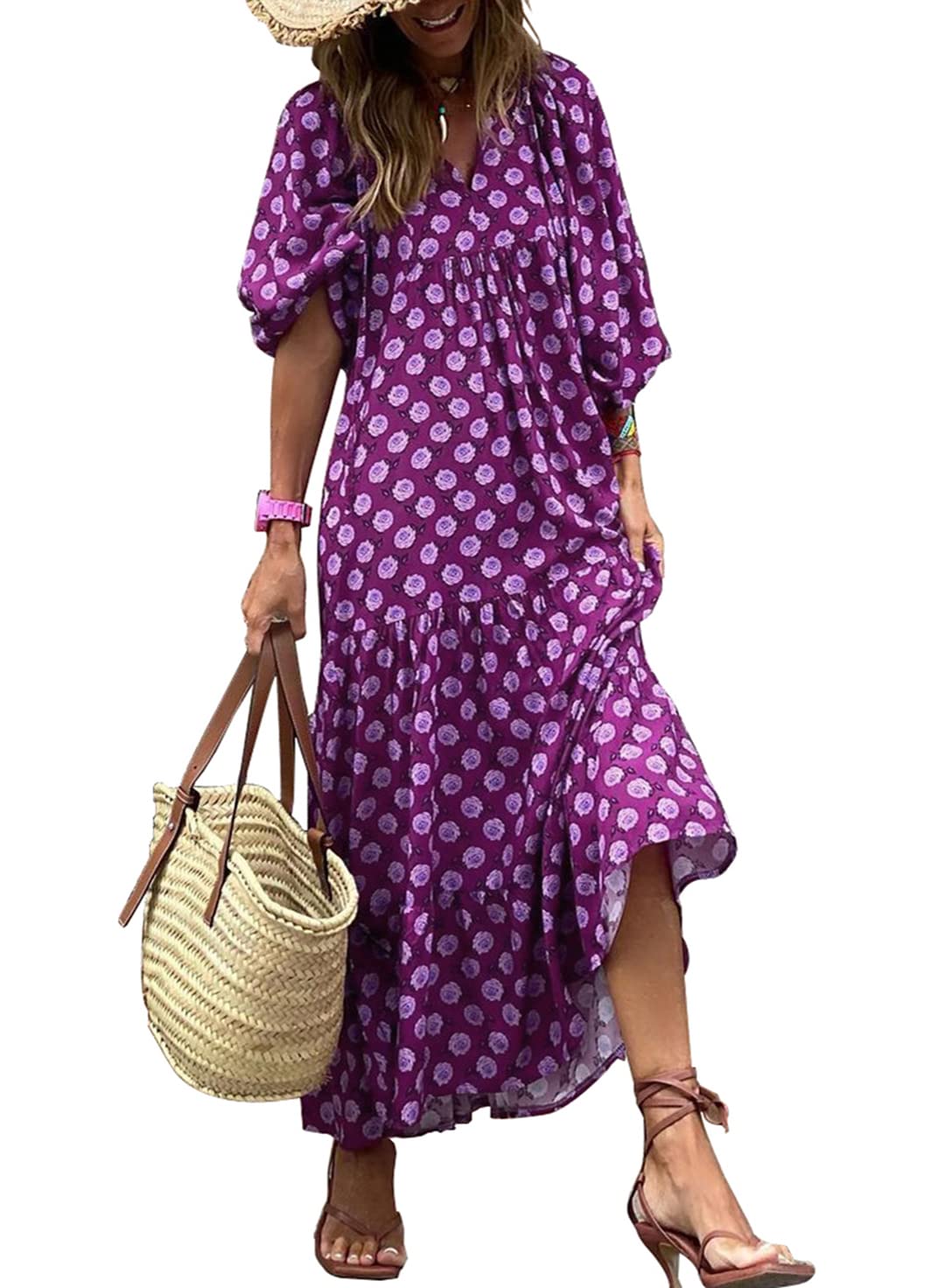 Gabriela™ | Robe Maxi Boho Élégante