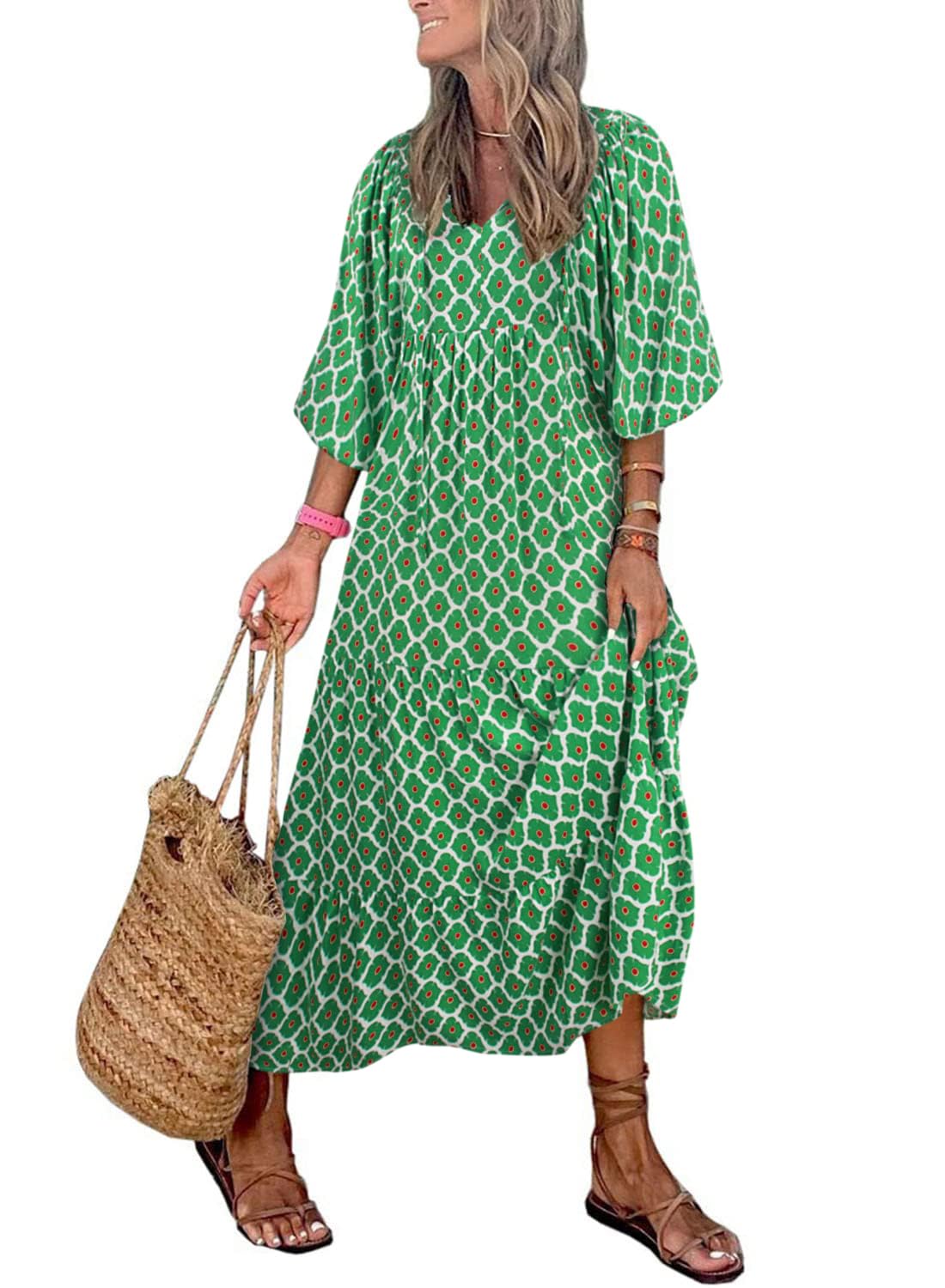 Gabriela™ | Robe Maxi Boho Élégante