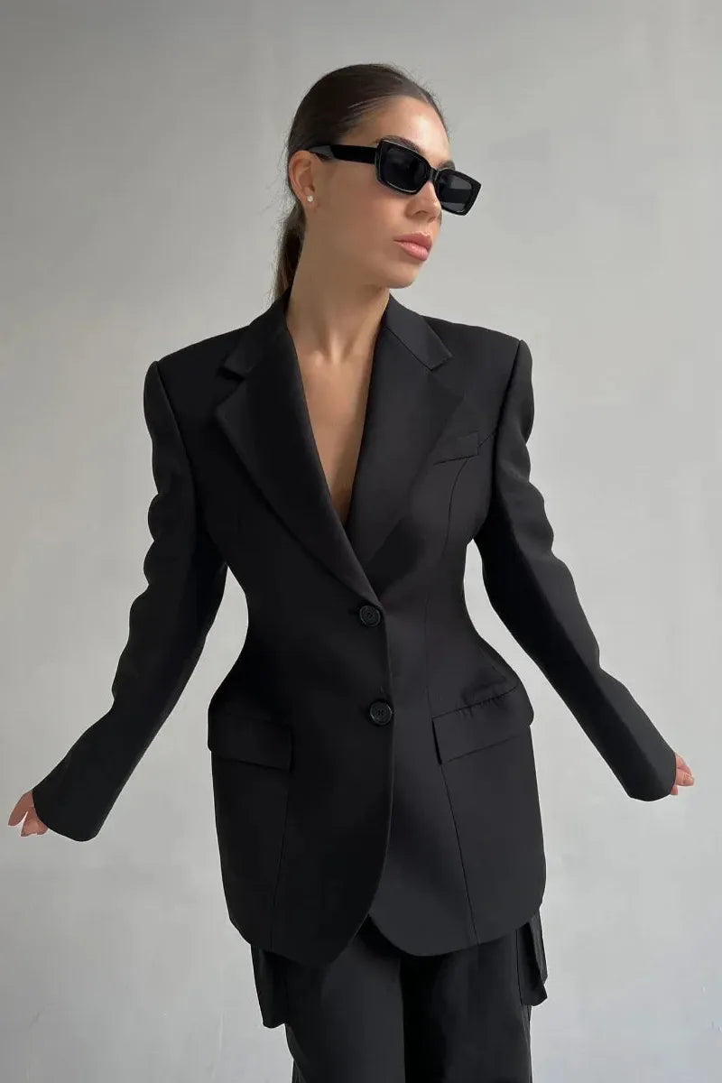 Élodie™ | Blazer Élégant et Polyvalent