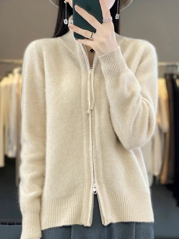 Lola™ | Cardigan Élégant à Zip