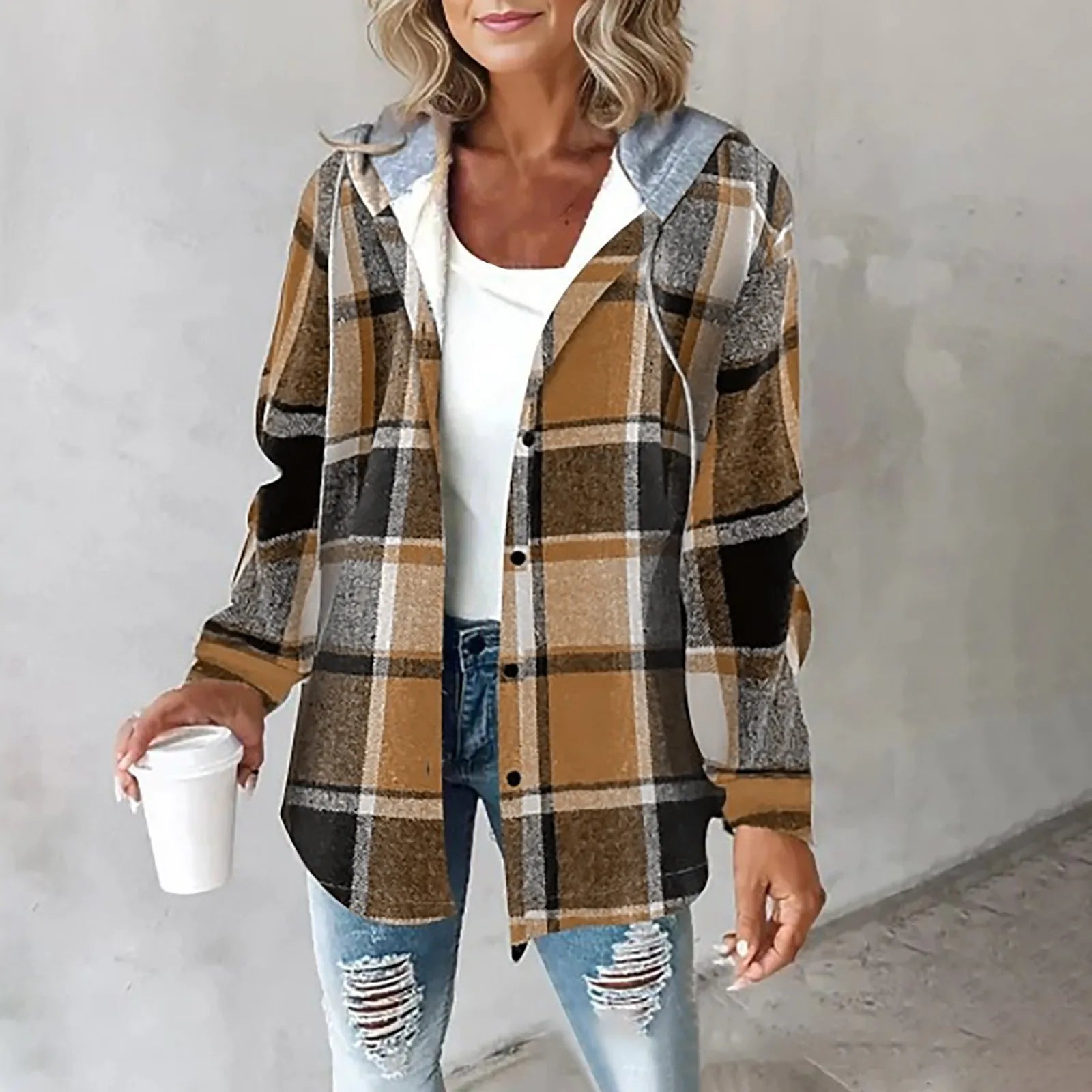 Tina™ | Surchemise d'Automne Élégante