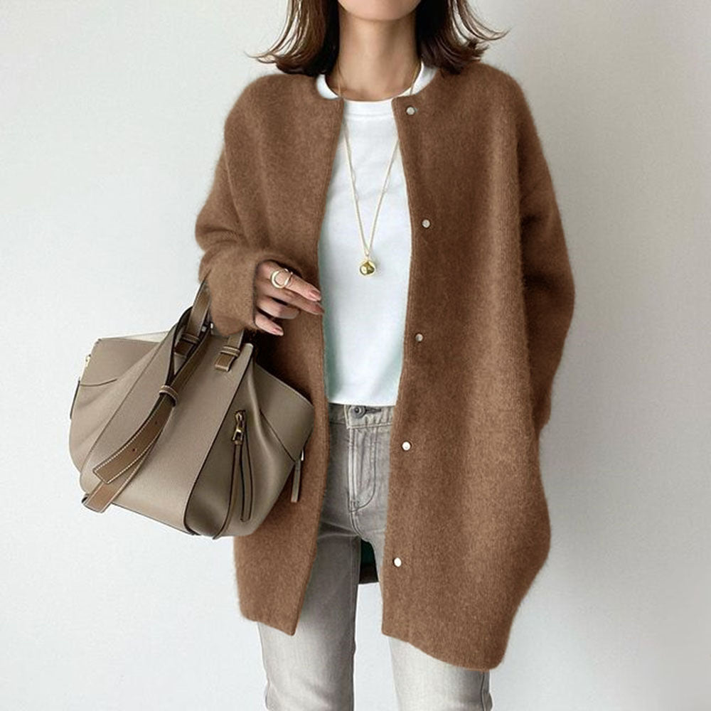 Safia™ | Cardigan Élégant en Laine