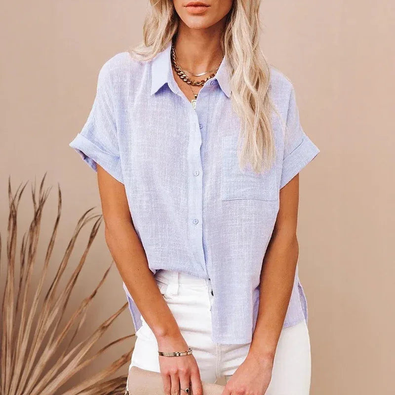 Kayle™ | Chemise Élégante en Lin Coton