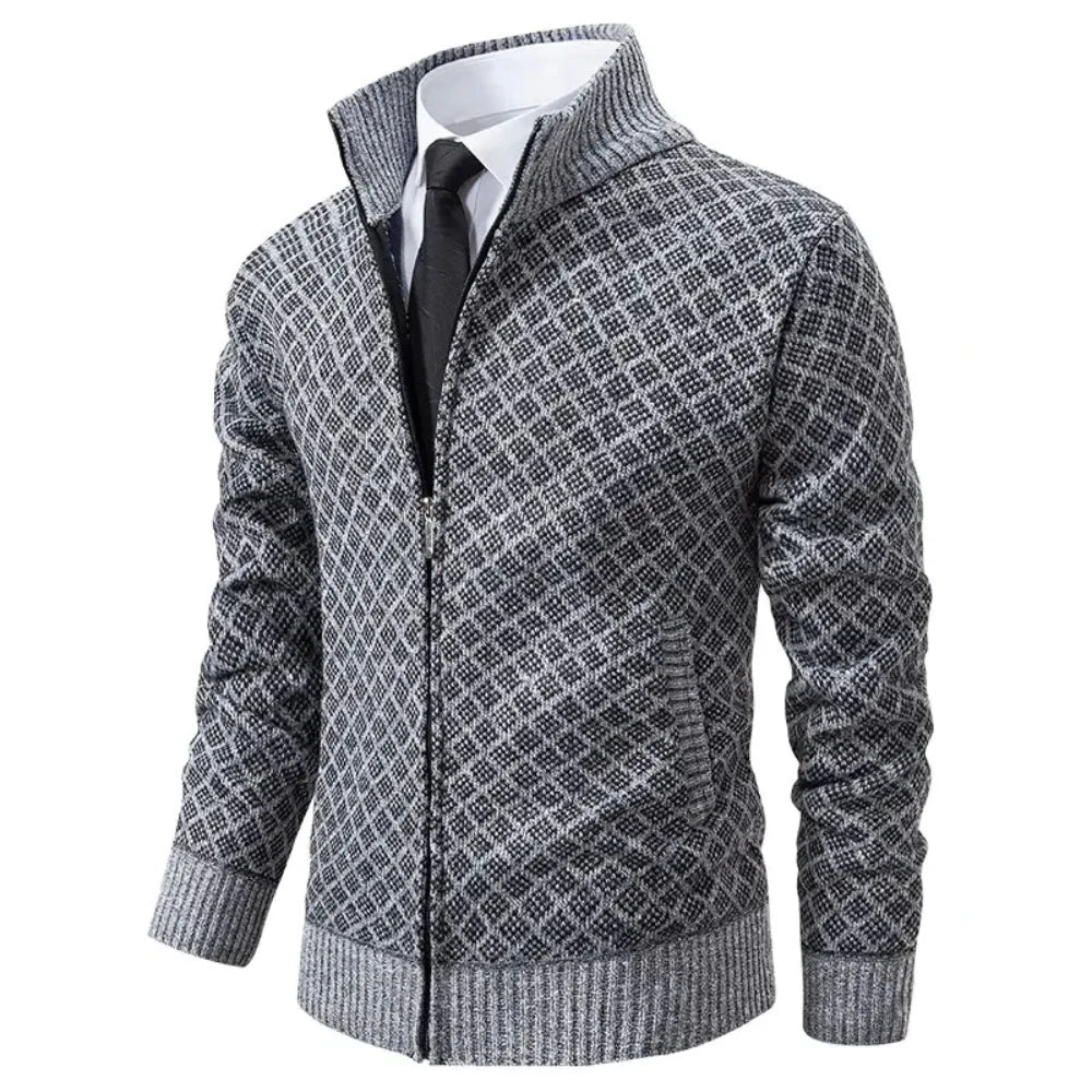 Emanuel™ | Cardigan Zippé à Motifs