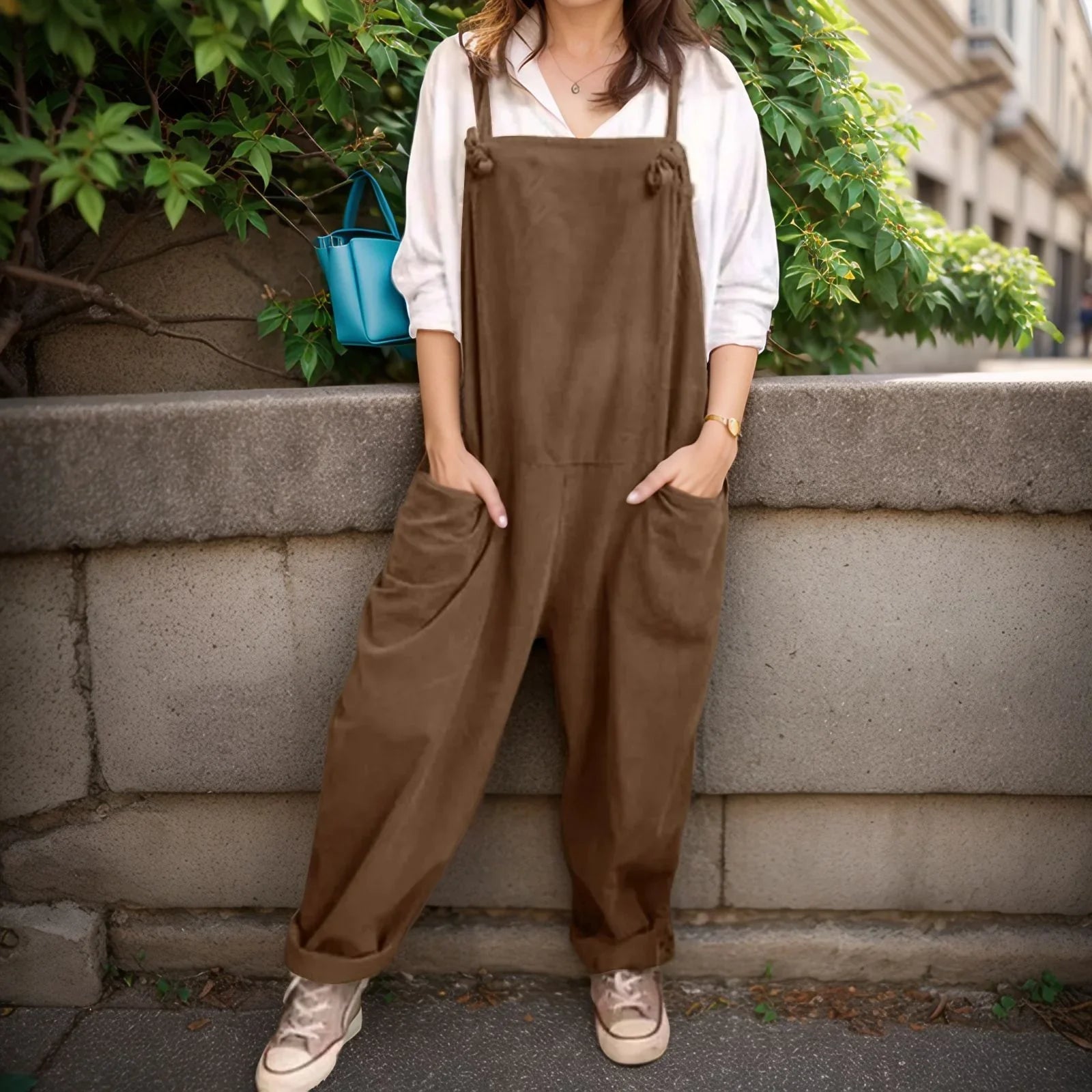 Bianca™ | Combinaison Ample en Coton Élégante