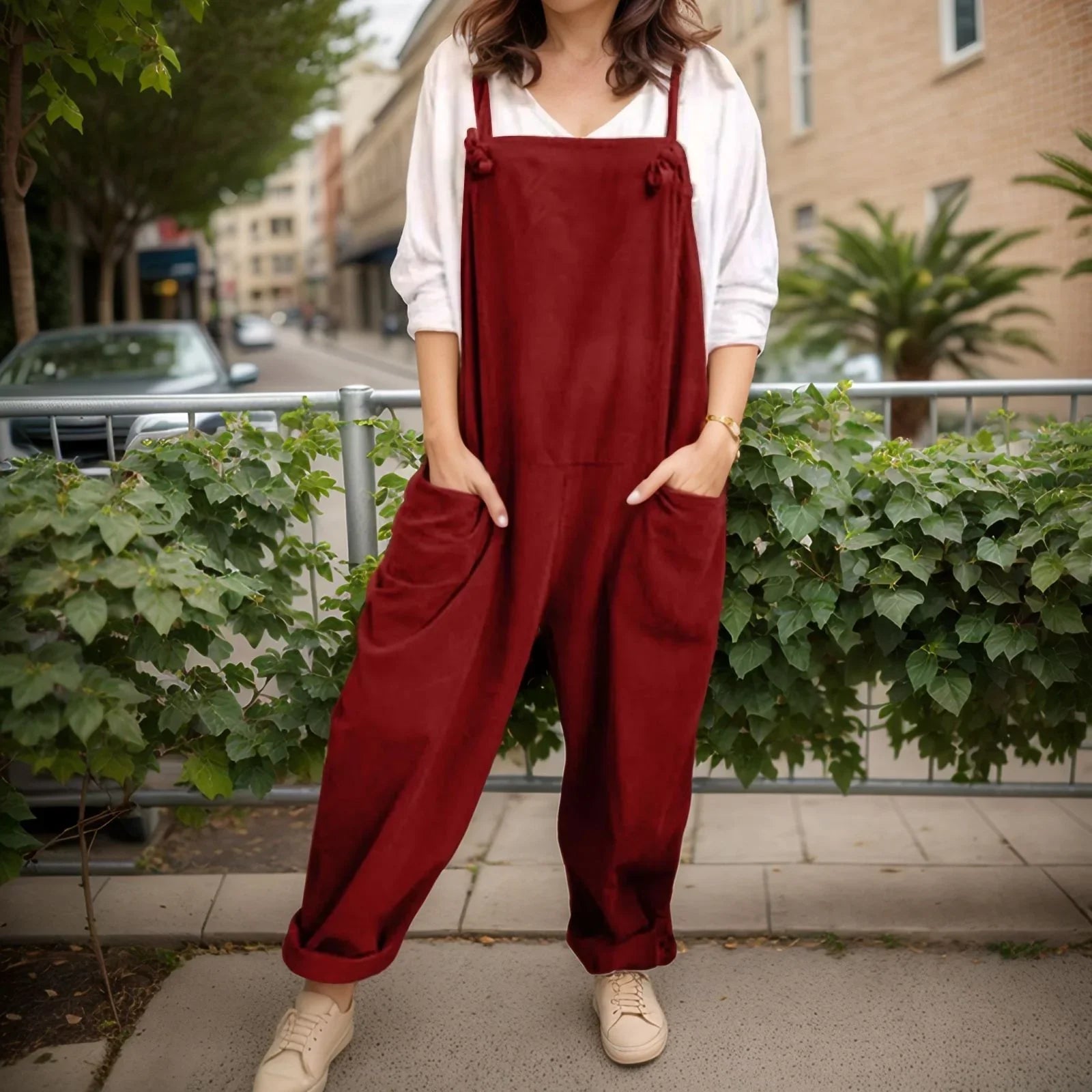 Bianca™ | Combinaison Ample en Coton Élégante