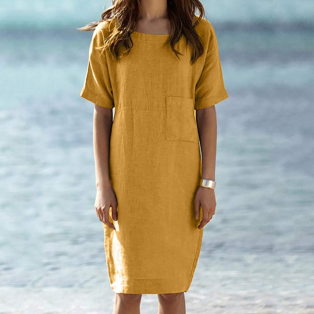 Ivy™ | Robe Décontractée en Coton avec Poches