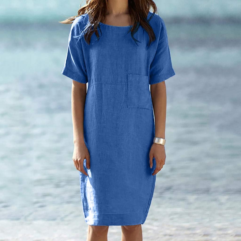 Ivy™ | Robe Décontractée en Coton avec Poches
