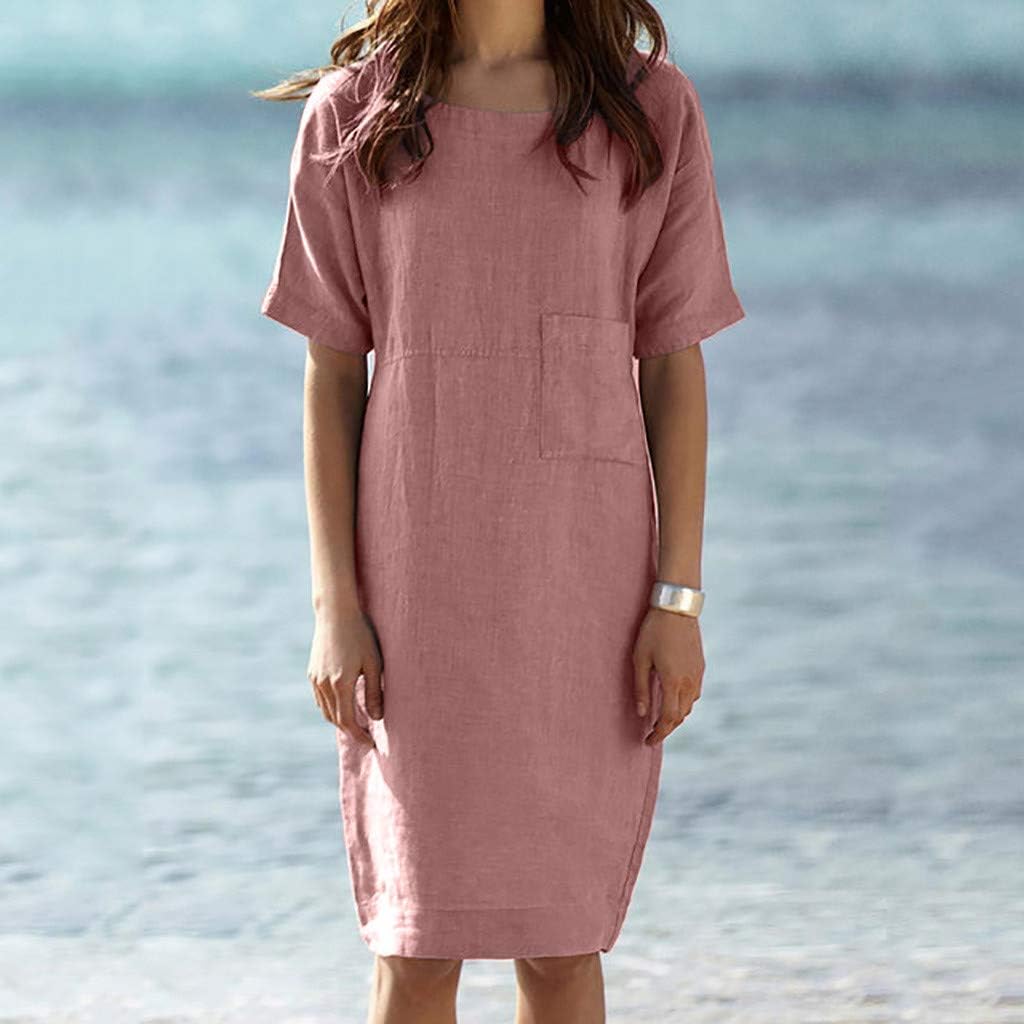 Ivy™ | Robe Décontractée en Coton avec Poches