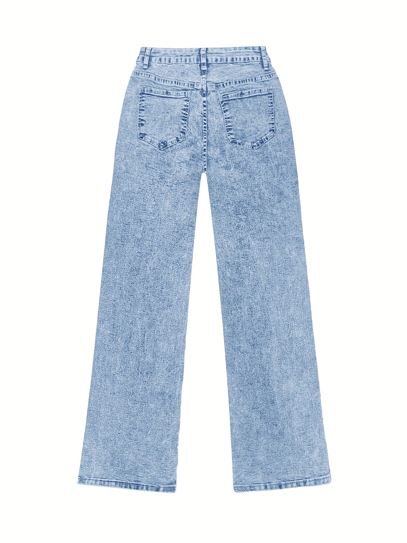 Elia™ | Jeans Femme Élastiques à Jambes Larges