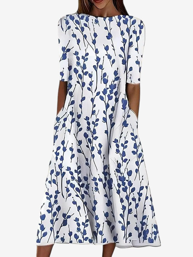 Aline™ | Robe Décontractée en Polyester Élastique