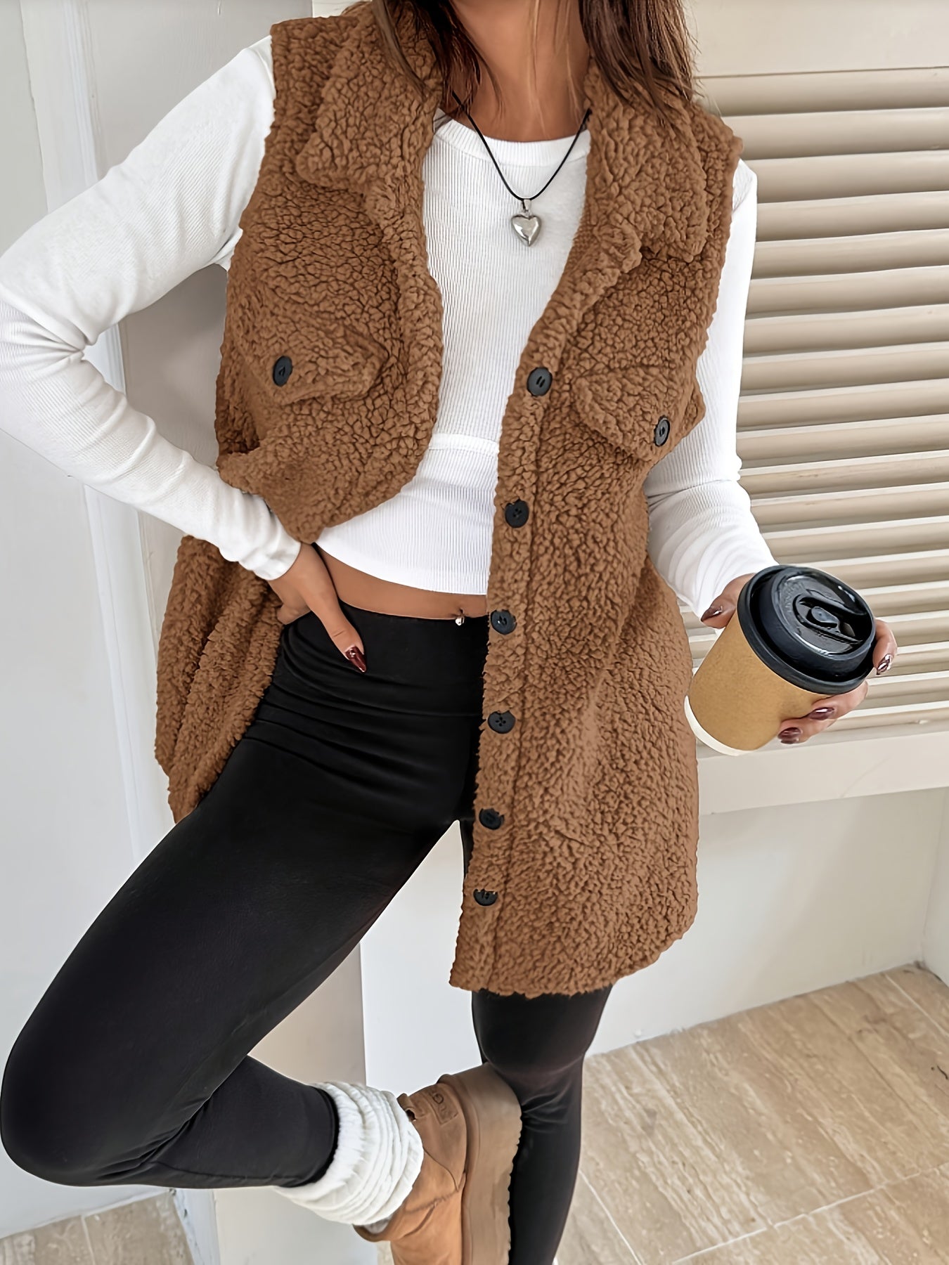 Martina™ | Veste Élégante Sans Manches - Chic et Confortable
