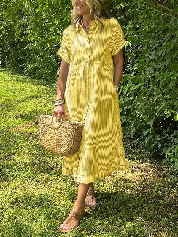Aglyn™ | Robe Maxi Élégante en Coton