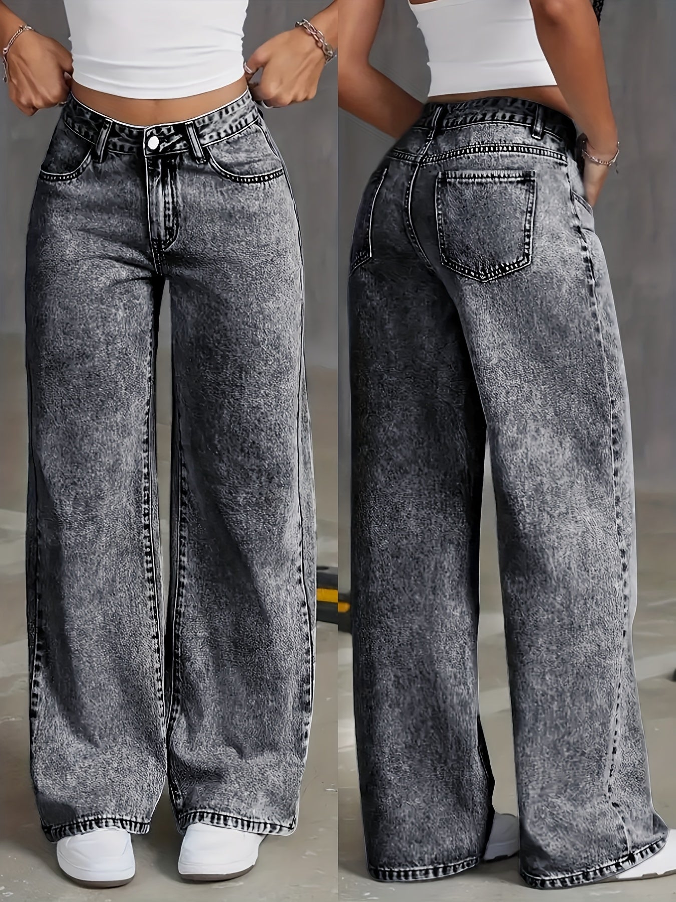 Lucy™ | Jean Droit Extensible Élégant
