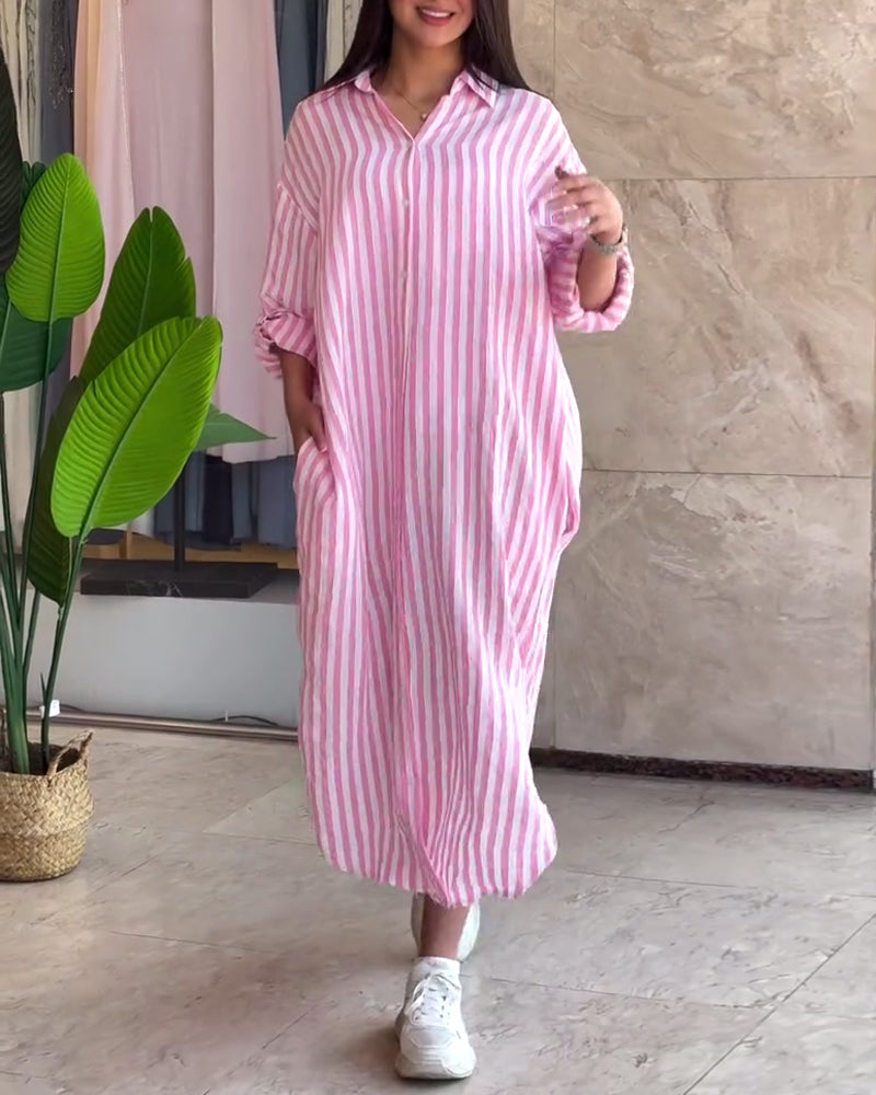 Junar™ | Robe Rayée Décontractée