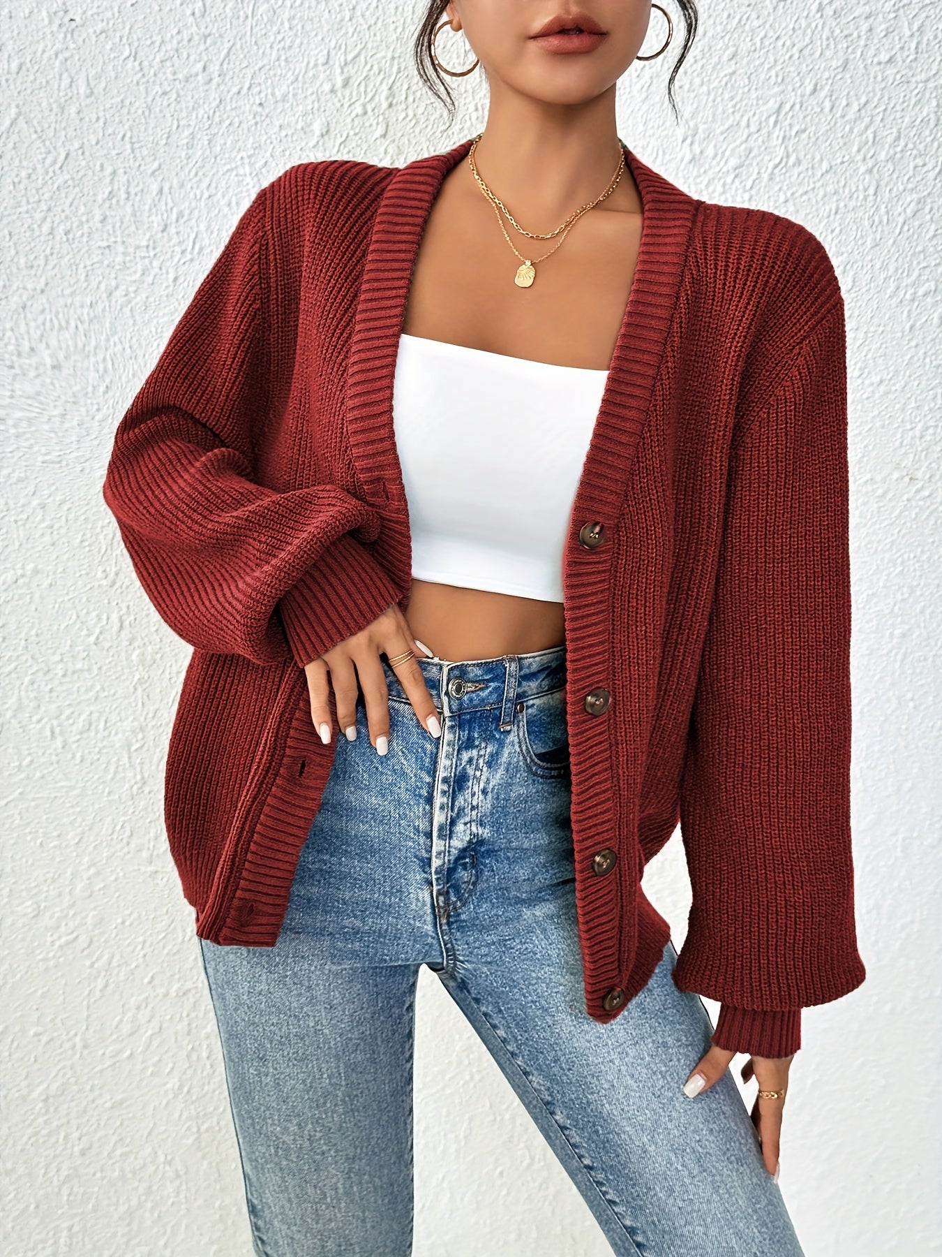 Oriana™ | Cardigan Élégant en Viscose