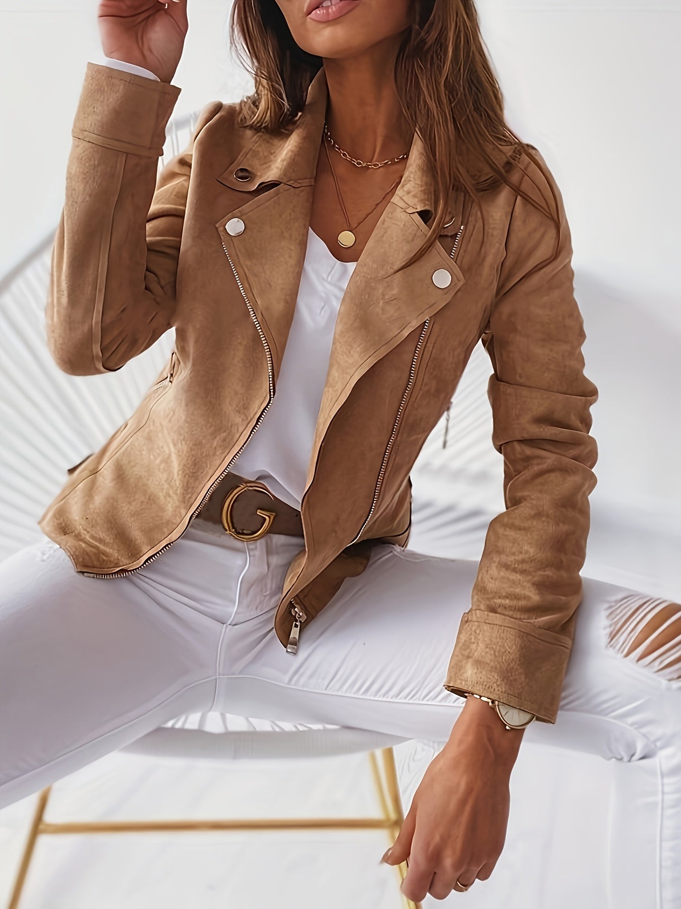 Camille™ | Veste Élégante Zippée