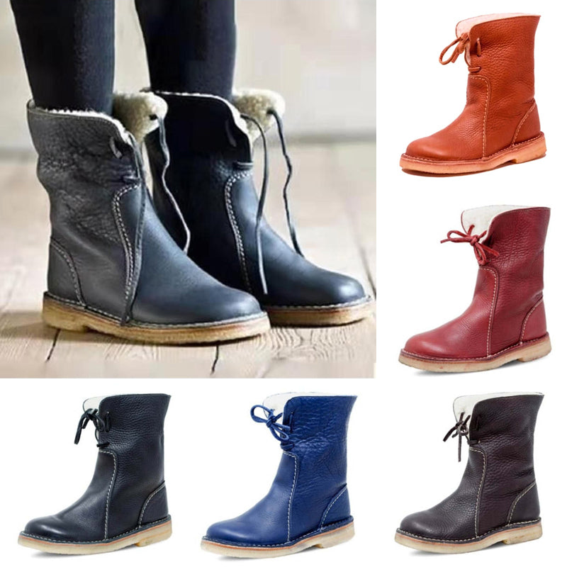 Clara™ | Bottes de Neige Orthopédiques en Cuir Imperméable