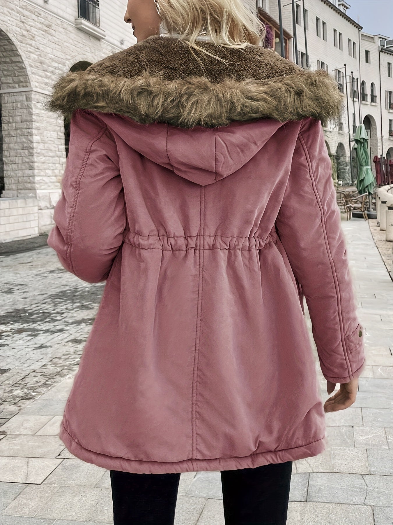 Vania™ | Veste Hiver à Capuche Fourrure
