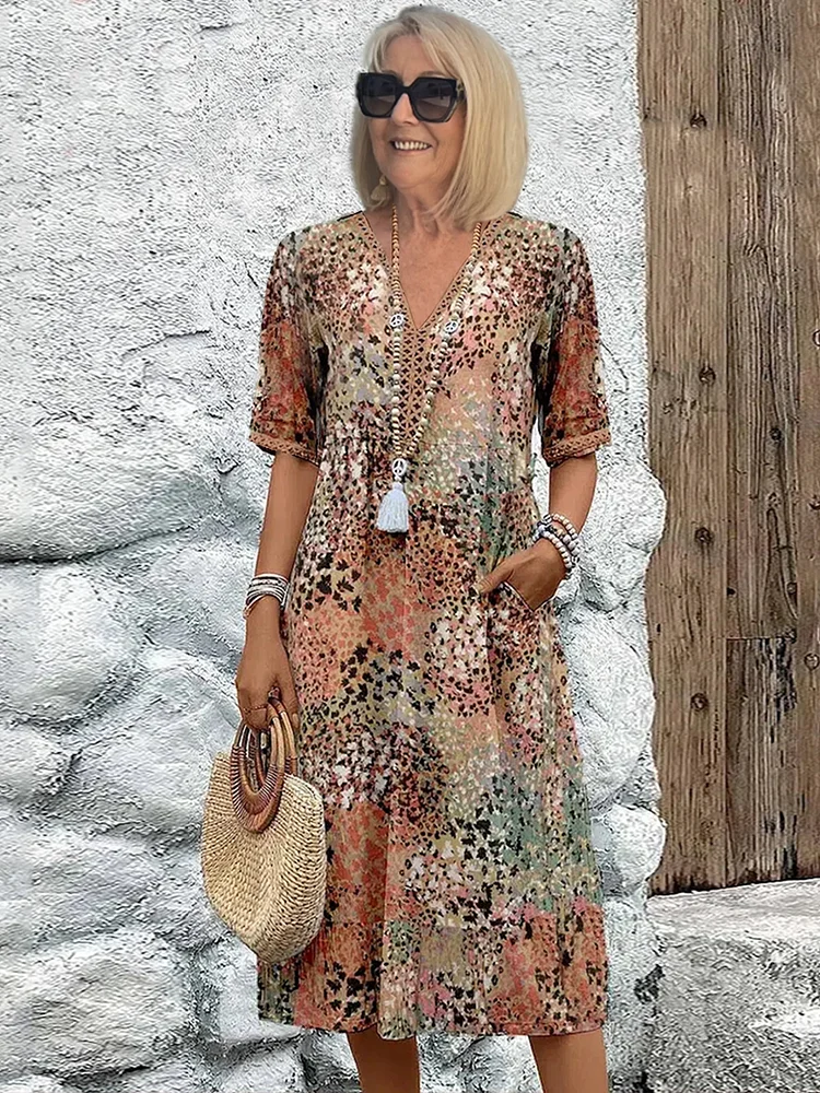 Colette™ | Robe Midi Élégante