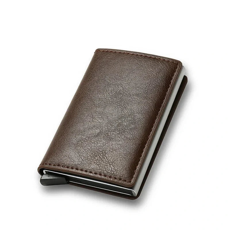 Porte-cartes élégant en cuir avec Protection RFID