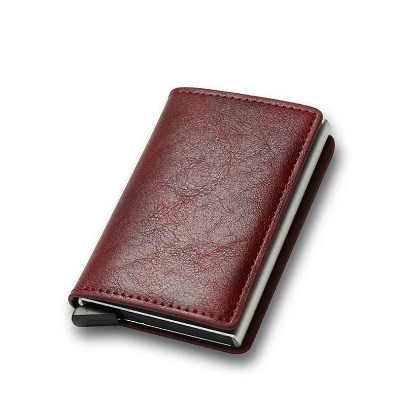 Porte-cartes élégant en cuir avec Protection RFID