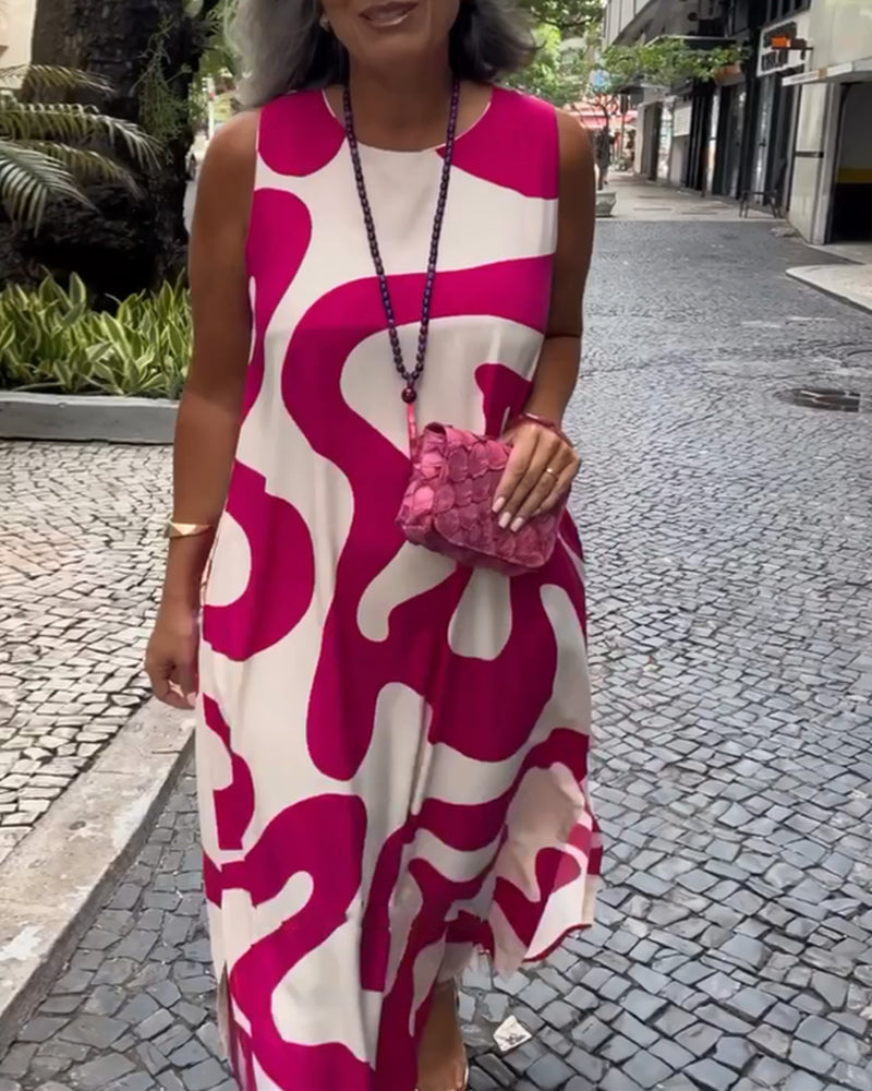 Marbi™ | Robe A-Line Élégante en Coton