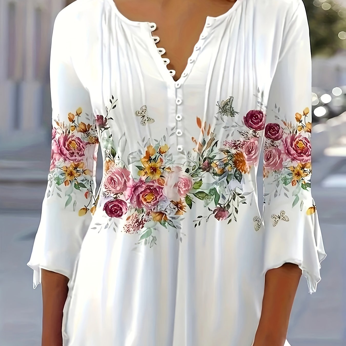 Diame™ | Blouse Décontractée Florale