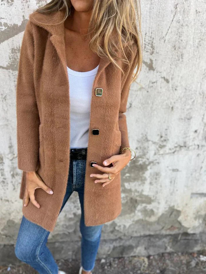 Gretta™ | Manteau en Laine Douceur