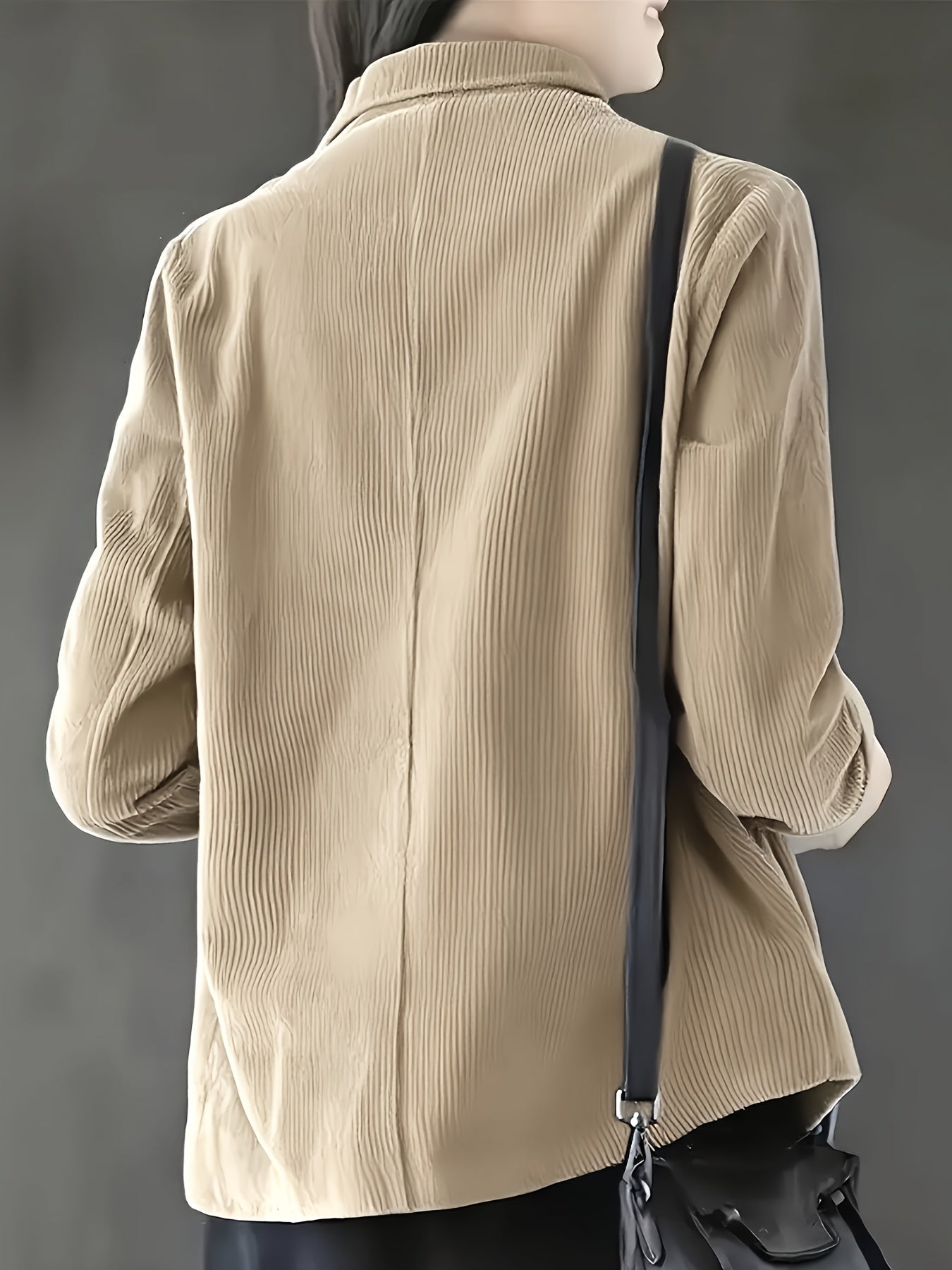 Clarabelle™ | Blazer Élégant en Velours Côtelé