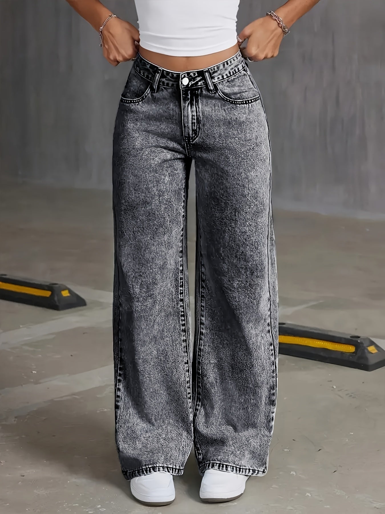 Lucy™ | Jean Droit Extensible Élégant