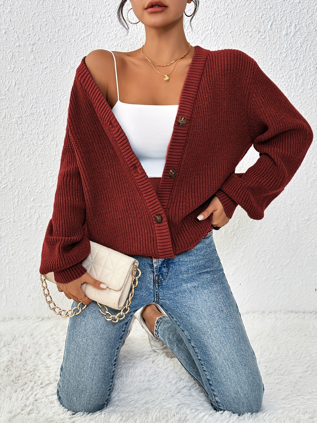 Oriana™ | Cardigan Élégant en Viscose