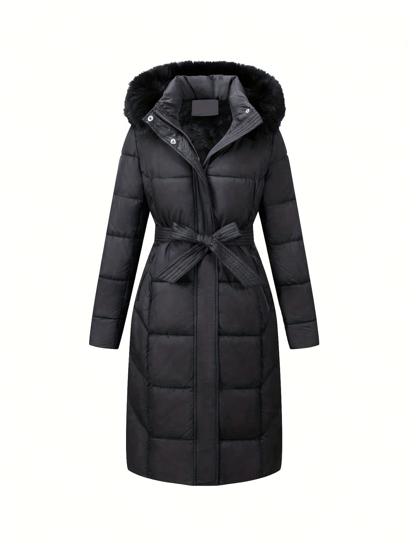 Mara™ | Manteau Élégant Mi-Long avec Capuche
