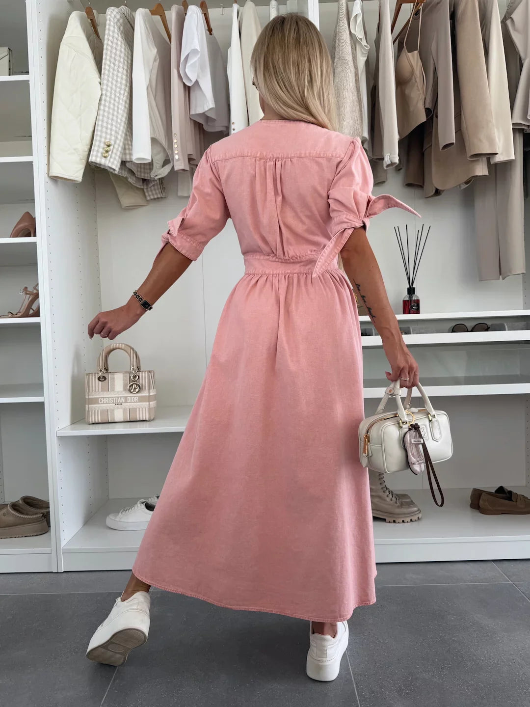 Ivanka™| Robe en Denim Éclatante