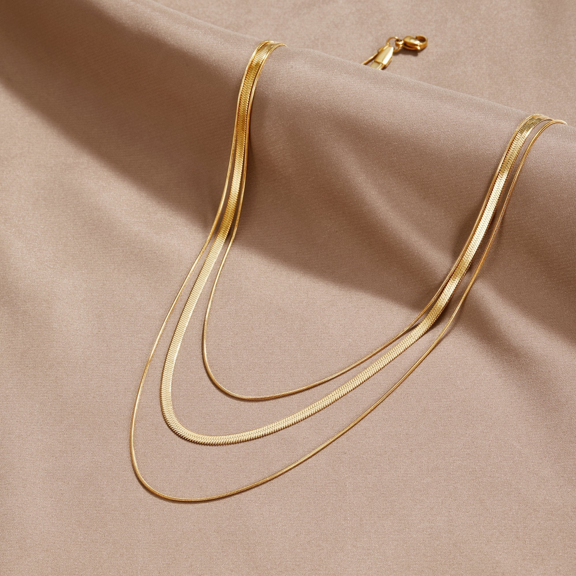 Léa™ | Collier à Chaîne Doré Élégant