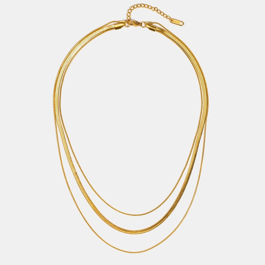 Léa™ | Collier à Chaîne Doré Élégant