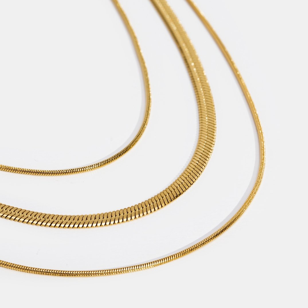 Léa™ | Collier à Chaîne Doré Élégant