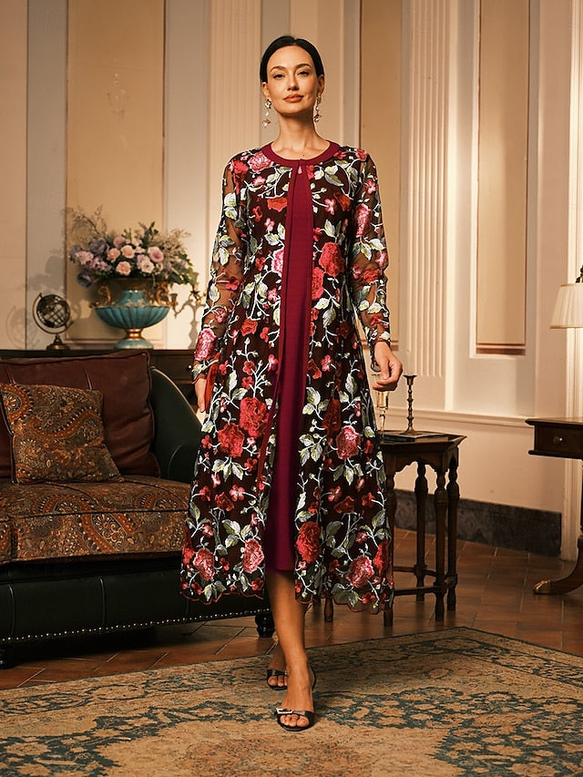 Leste™ | Robe Cocktail Élégante à Longueur Thé