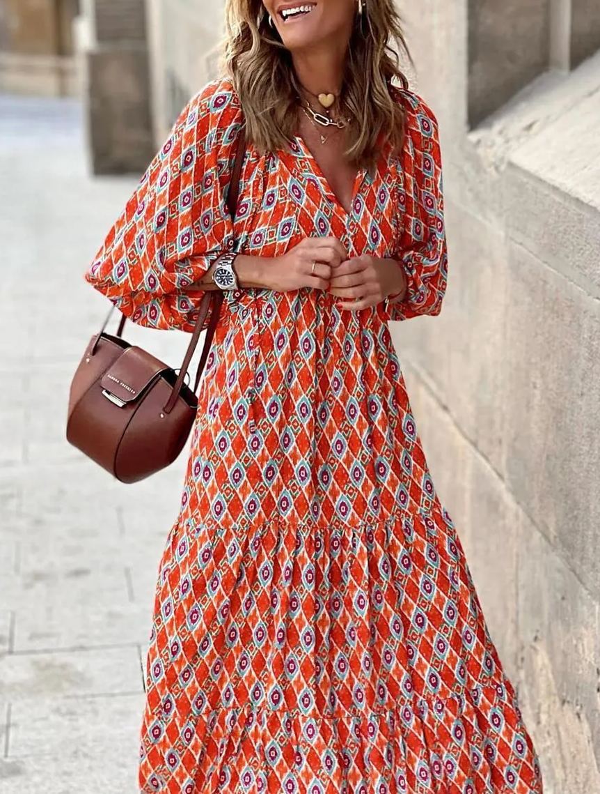 Gabriela™ | Robe Maxi Boho Élégante