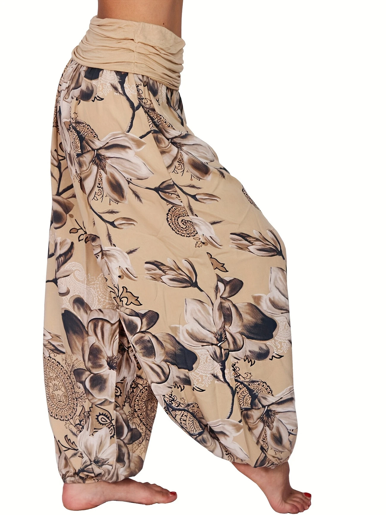 Muri™ | Pantalon Bohémien Floral Élégant