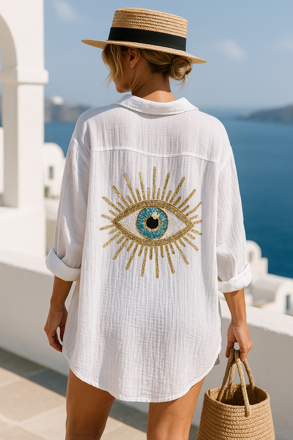 Sora™ | Chemise Œil protecteur Élégante