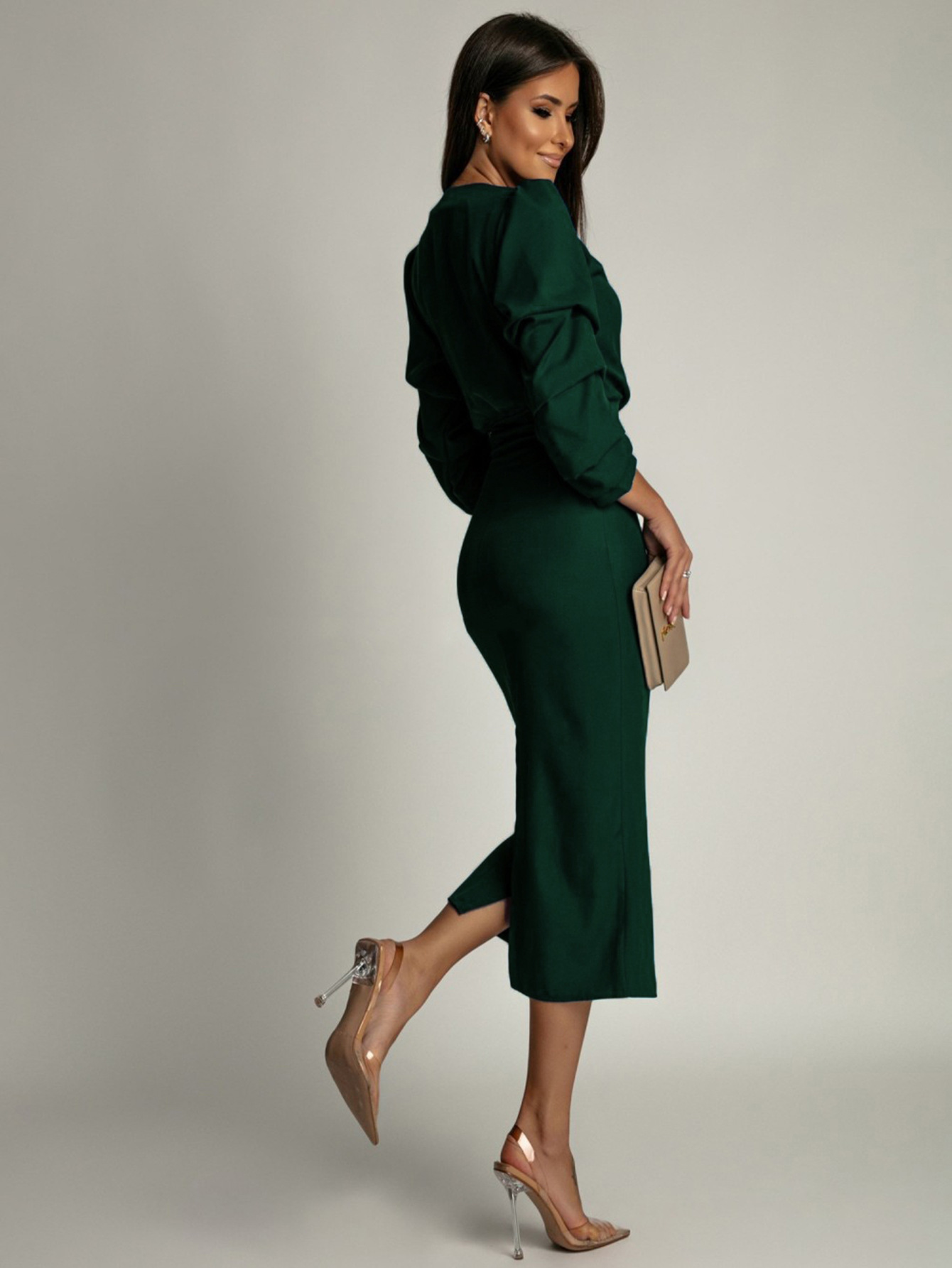 Emeraude™ | Robe Sophistiquée Midi